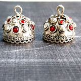 24mm Per Pair Pack Jhumka frame earring  jewelry making findings oxidized tone