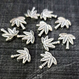 13x12mm Silver oxidized Tree Beads Sold Per 50 Pcs Pack