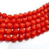 8mm Approx Size Glass Beads Handmade Sold Per pack of 16 " line About 45 pcs in a strand