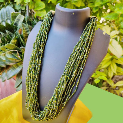 Mutli Strands seed beads Necklaceslace