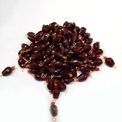 100 Pcs Pack Loreal Charm tiny with handmade wire loop best for adornment for earring, pendant jewelry