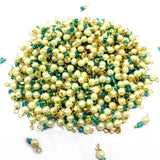 500 Pcs Pack Loreal Charm tiny with handmade wire loop best for adornment for earring, pendant jewelry