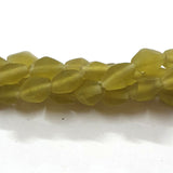 Matt Frosted Glass Beads Sold Per Strand of 16" Line in Size approx 7x13mm 1 16"Line Approx Beads  35 Pcs Beads