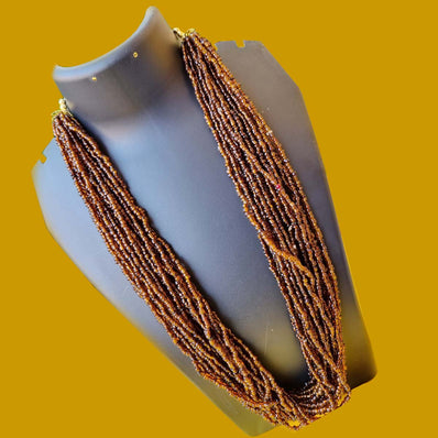 On Sale !!Multi Strands 20 to 30 Row glass beads necklace