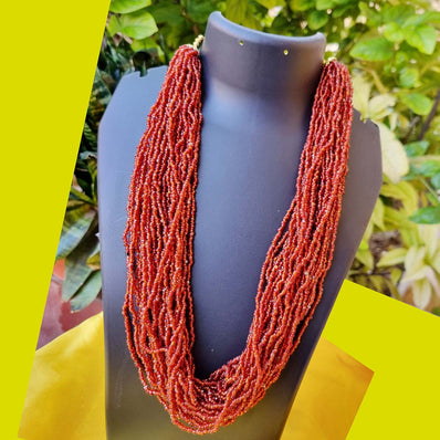 On Sale !!Multi Strands 20 to 30 Row glass beads necklace