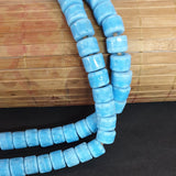 10x12mm Handmade Glass Trade Beads,  43-44 Beads in one Strand, Hole size about 3 to 4mm