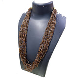 20~30 Line 28" long Multi Row Seed Beads Glass Jewellery Necklace