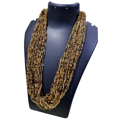 20~30 Line 28" long Multi Row Seed Beads Glass Jewellery Necklace