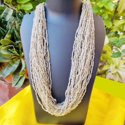 20~30 Line 28" long Multi Row Seed Beads Glass Jewellery Necklace