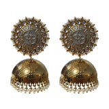 FESTIVE COLLECTION' HANDMADE KUNDAN EARRINGS SOLD BY PER PAIR PACK' BIG SIZE 55-60 MM
