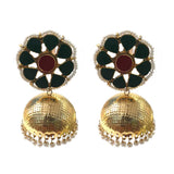 FESTIVE COLLECTION' HANDMADE KUNDAN EARRINGS SOLD BY PER PAIR PACK' BIG SIZE 60-65 MM