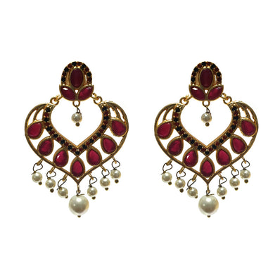 HANDMADE KUNDAN EARRINGS SOLD BY PER PAIR PACK' 40-~50 MM