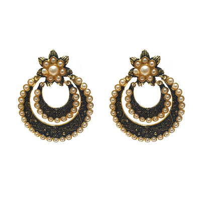 HANDMADE KUNDAN EARRINGS SOLD BY PER PAIR PACK' 40-~50 MM