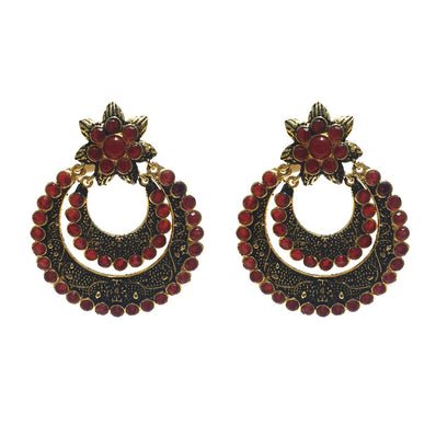 HANDMADE KUNDAN EARRINGS SOLD BY PER PAIR PACK' 40-~50 MM