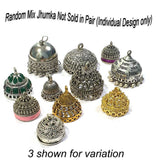 Not used for Earring, 25 Pcs Mix Jhumka Use as charms and pendants Not sold in Pair all the designs are individual