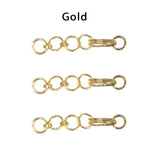 30 PIECES PACK ' GOLD HOOK WITH EXTENDER SIZE 1 INCH APPROX