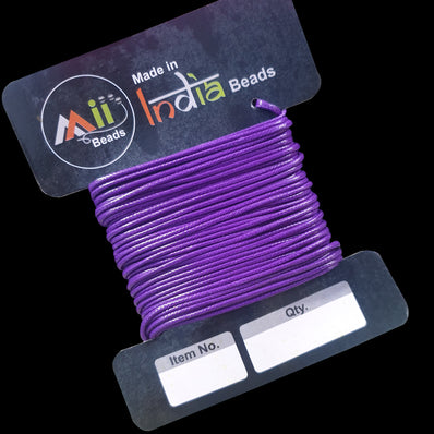 2 MM 'SUPER QUALITY' COTTON WAXED CORD SOLD BY 10 METER PACK