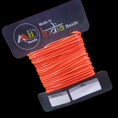 2 MM 'SUPER QUALITY' COTTON WAXED CORD SOLD BY 10 METER PACK