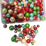300 Beads Loose Glass Pearl Beads Mix assortments
