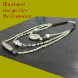 200 Gram Pack Vintage Beads irregular shape for tribal jewellery making