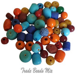 250 Grams Pack Large Vintage Glass Beads for Tribal Jewellery Making