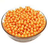 100 GRAM PACK, ABOUT 850-900 BEADS' 6 MM' HIGH QUALITY ACRYLIC PEARL FLUX BEADS FOR JEWELRY AND CRAFT, FOR BULK QUANTITY ORDER GET SPECIAL RATE