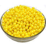 100 GRAM PACK, ABOUT 850-900 BEADS' 6 MM' HIGH QUALITY ACRYLIC PEARL FLUX BEADS FOR JEWELRY AND CRAFT, FOR BULK QUANTITY ORDER GET SPECIAL RATE