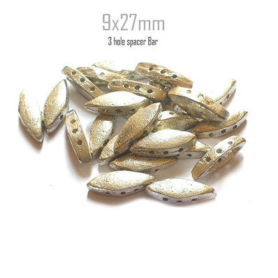 10 Pcs pack aluminum beads large size antqued and old vintage jewellery making