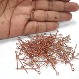 50 Grams Copper Eye Pins for jewellery making raw materials