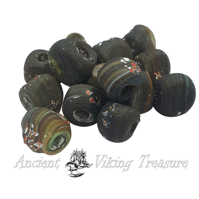 50 Pcs, Approx 500 Gram, Large Hole Old and rare beads, designs may vary, 3 shown for variation