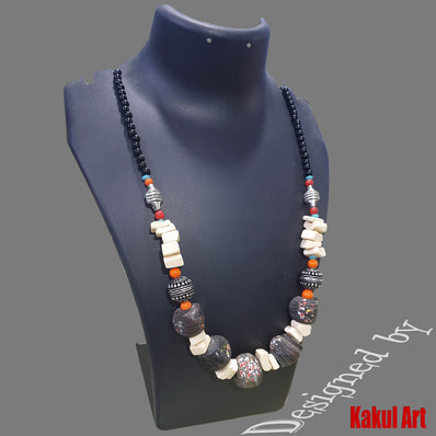 50 Pcs, Approx 500 Gram, Large Hole Old and rare beads, designs may vary, 3 shown for variation