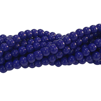 2 STRANDS/LINE EACH 16", JADE IMITATION GLASS BEADS 90 BEADS APPROX IN 16 INCHES STRAND/LINE