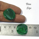 10 Pcs Pack,  Fancy Acrylic Beads, Imitation Jade Beads Jewelry making raw materials, dark green