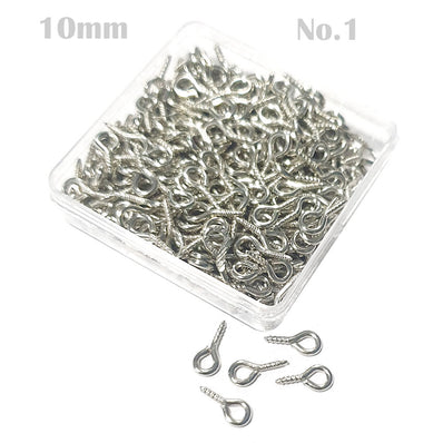 50 Pcs Q hook loop jewelry making raw materials findings size about 8-10 mm long