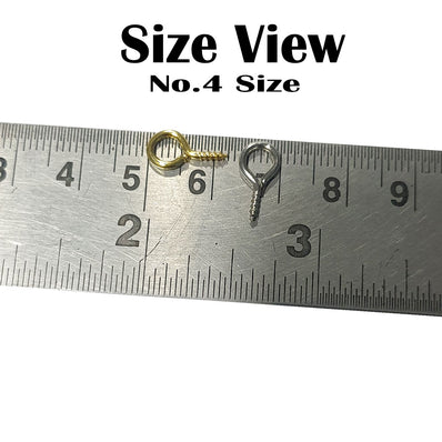 20 Pieces Pack' 13 mm Q Hooks Silver Plated