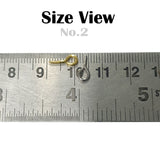 50 PCS Q HOOK LOOP JEWELRY MAKING RAW MATERIALS FINDINGS SIZE ABOUT 11MM LONG