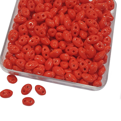 200 Pcs Pack Super Duo Super Duo Double hole beads ( 2 two hole)  Czech imported  Glass Beads