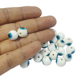 10Pcs Pack, 10mm round Evil eye beads handmade authentic Nazar Beads