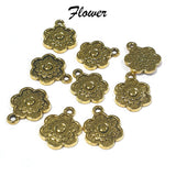 20 Pcs Flower small charms for jewelry making
