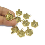 20 Pcs Flower small charms for jewelry making