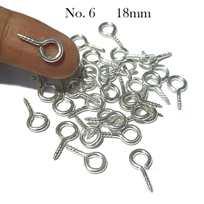 20 PCS Q HOOK LOOP JEWELRY MAKING RAW MATERIALS FINDINGS SIZE ABOUT 18MM LONG