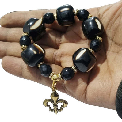 Resin Beads Loose, Sold Per10/pcs pkg. bracelets only just idea