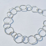 1 Meter pack, Silver Plated Brushed  Big large Silver Chain for Necklace Bracelet