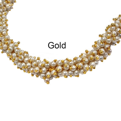 Gold, 500 Pcs Pack, Pearl Loreal Charms, Size 3mm, Weight about 26~28 Grams