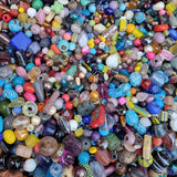 500 Gram Pack Vintage Glass Beads kitchen, soup, Khichadi mix beads