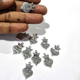 Metal Charms Sold by 10 Pieces Pack (Beading Diva Engraved)