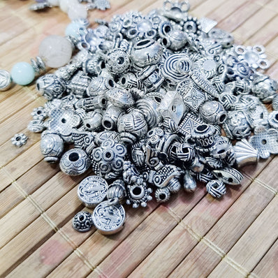 6-12mm Daisy Flower Spacer Gold oxidized Sold Per 100 Pcs Pack