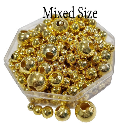 1000 Pcs Pack 3mm, Round Ball Metal Spacer Beads Best for