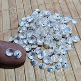 200 Pcs Silver Bead cap size about 6mm
