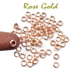 250 PCS PACK JUMP RING  Rose Gold PLATED SIZE APPROX 5.5MM AND INNER CIRCLE ABOUT 4MM